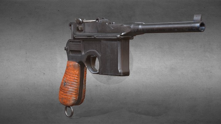 Mauser C96 3D Model