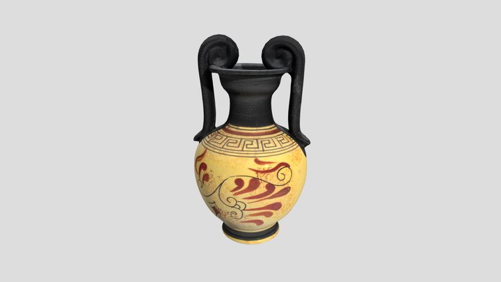 Crátera de volutas 3D Model