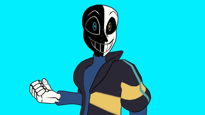 Ink Sans 3D Model