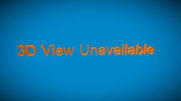 3D View Unavailable 3D Model
