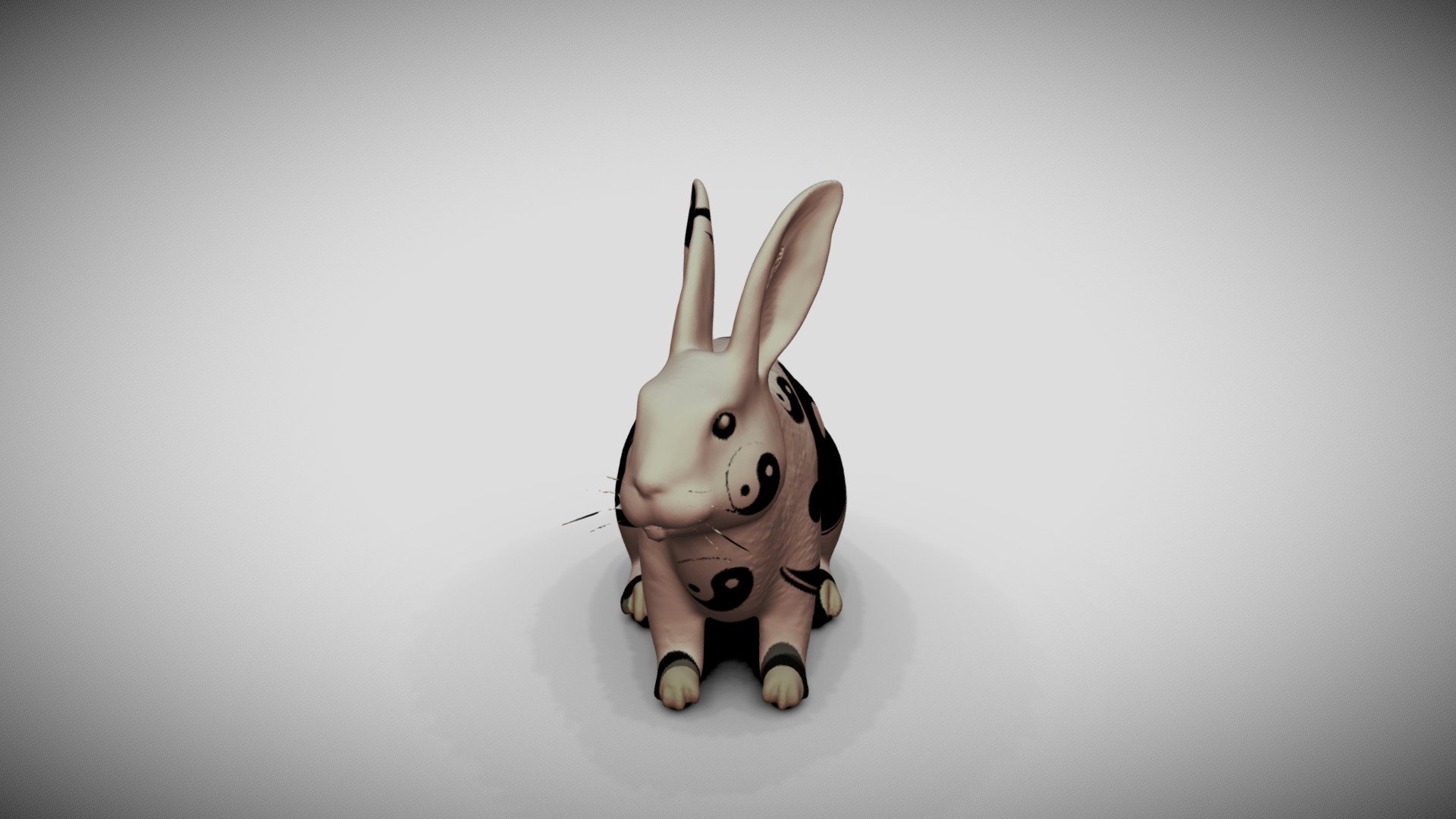 le_lapin_yinyang — Sketchfab embed 3D viewer