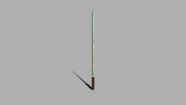 Emerald Katana 3D Model