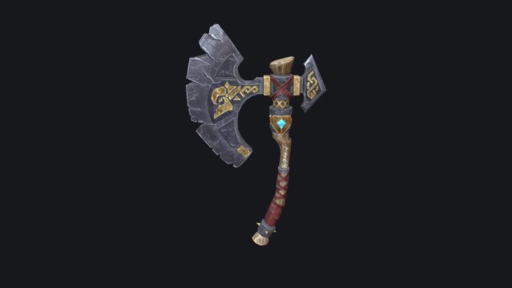 Viking's AXE 3D Model