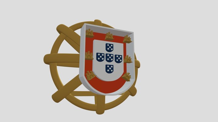 Tuga National Emblem – Free 3D Model STL