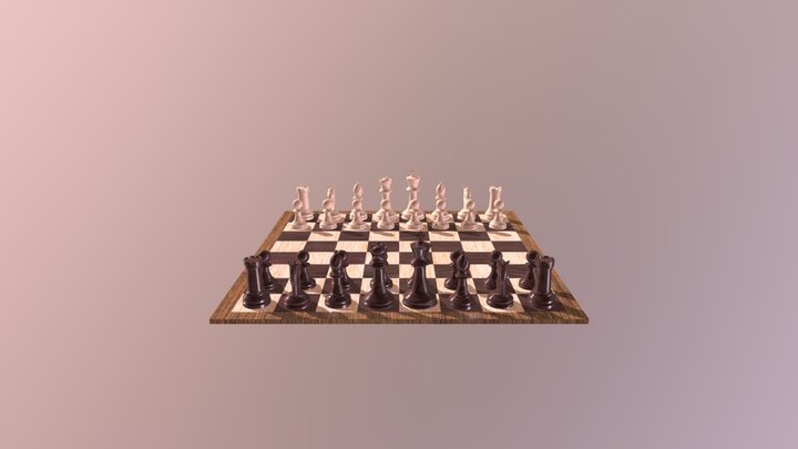 Ajedrez 3D Model
