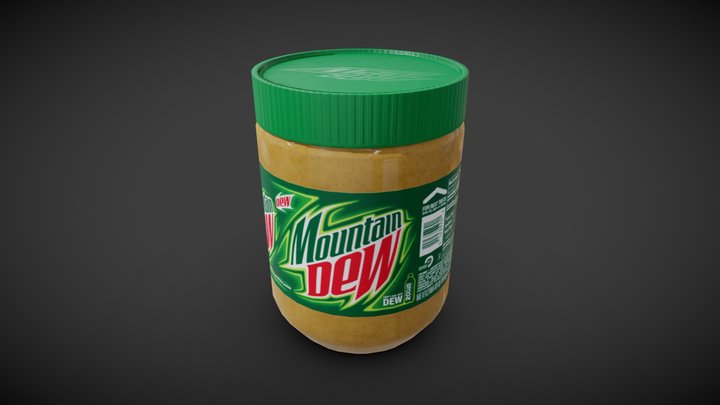 Mountain Butter 3D Model