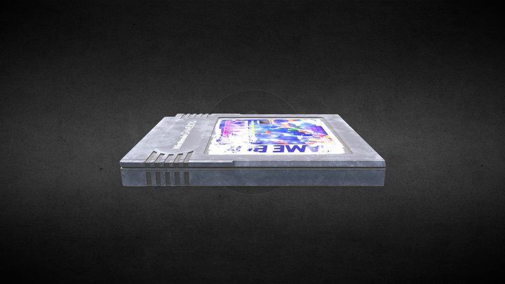 TETRIS GAMEBOY Cartridge 3D Model