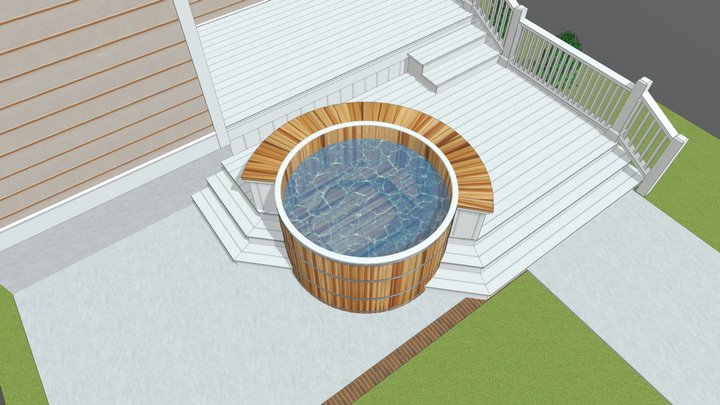 Spa Deck 3D Model