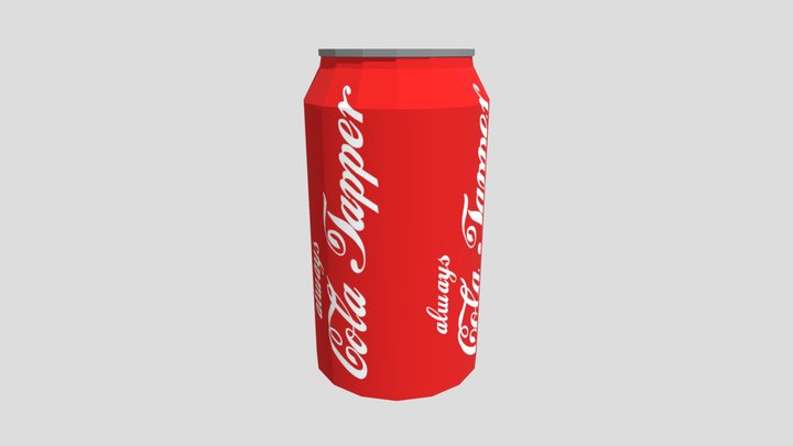 [Lowpoly] Soda Cola Can ColaTapper Game Asset 3D Model