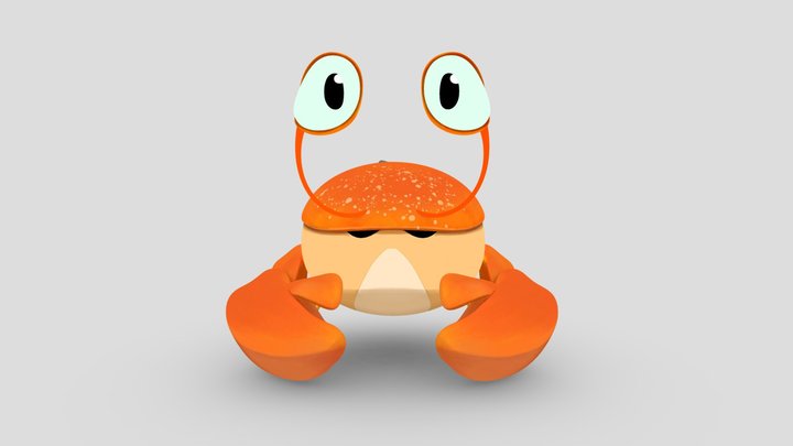 Stylized Crab 3D Model
