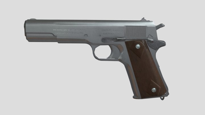 M1911 Pistol 3D Model