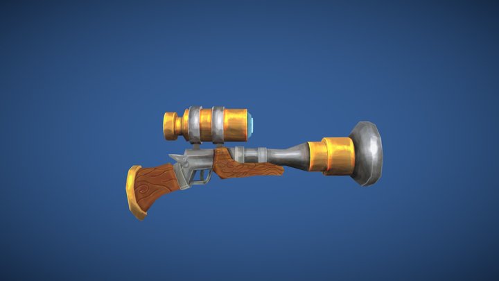 Blunderbuss (Stylized) 3D Model