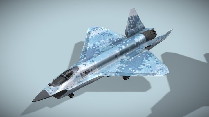 Sukhoi SU-75 Checkmate 3D Model