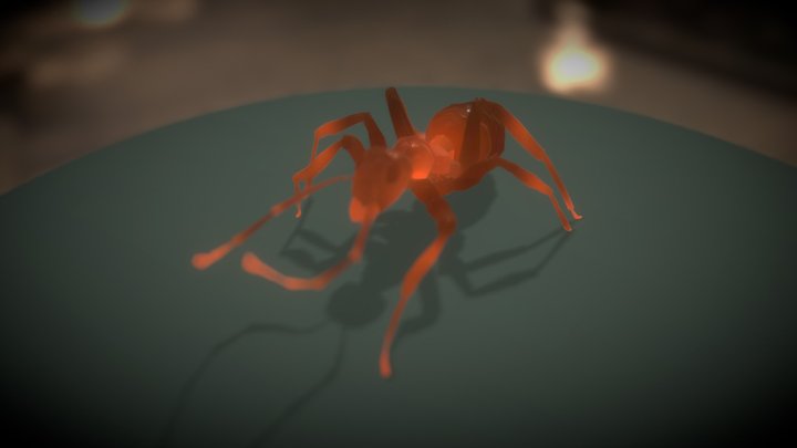 ant animated 3D Model