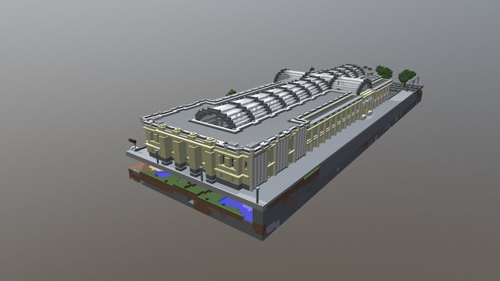 Grand Central Station | Mineopolis 3D Model