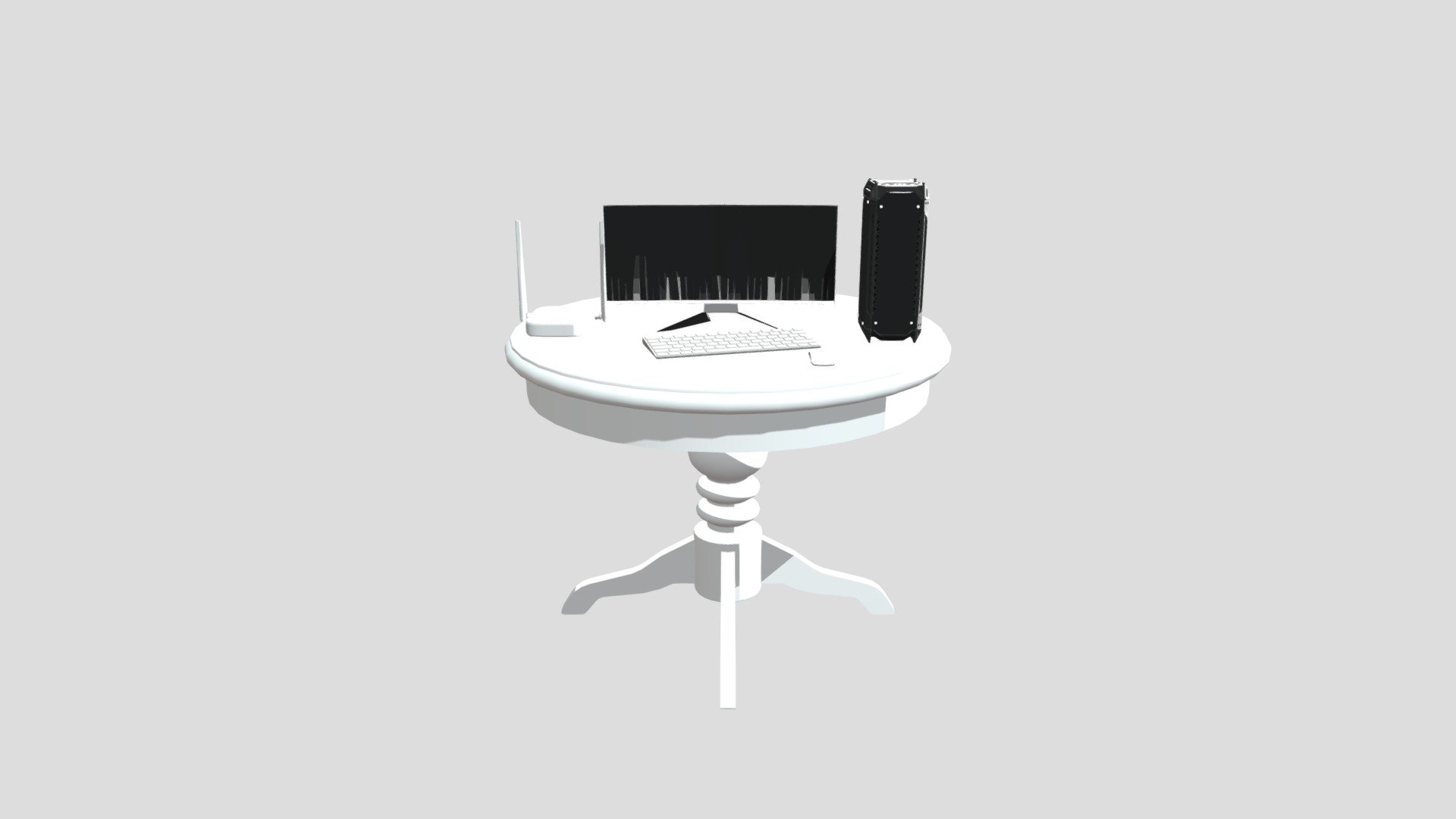 Pc Setup - Download Free 3D model by eshonixazrat [8e9c96c] - Sketchfab