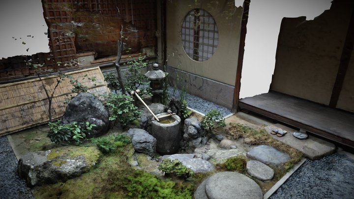 Japanese garden Kyoto Japan Kyotographie2020 3D Model