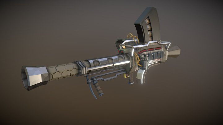 Smart Recoilless Rifle "Mons Meg" 3D Model