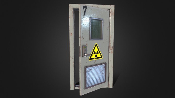 Laboratory doors 3D Model