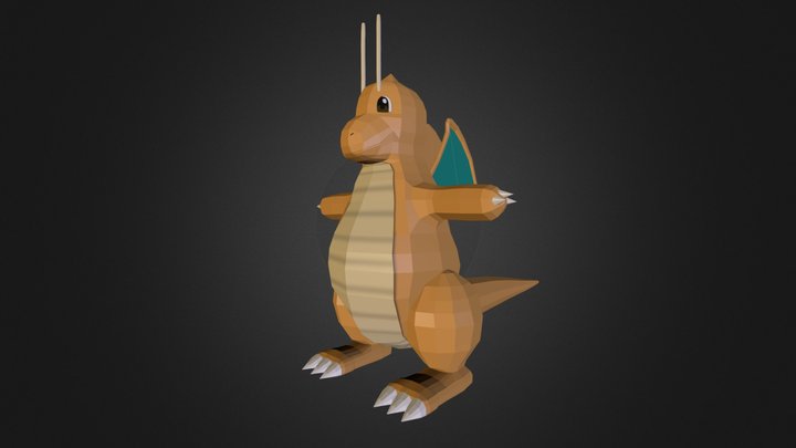 Dragonite 3D Model