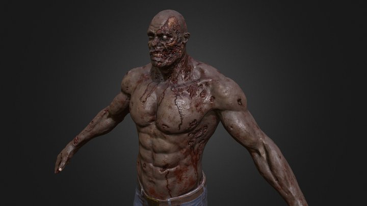 Giant Zombie 3D Model