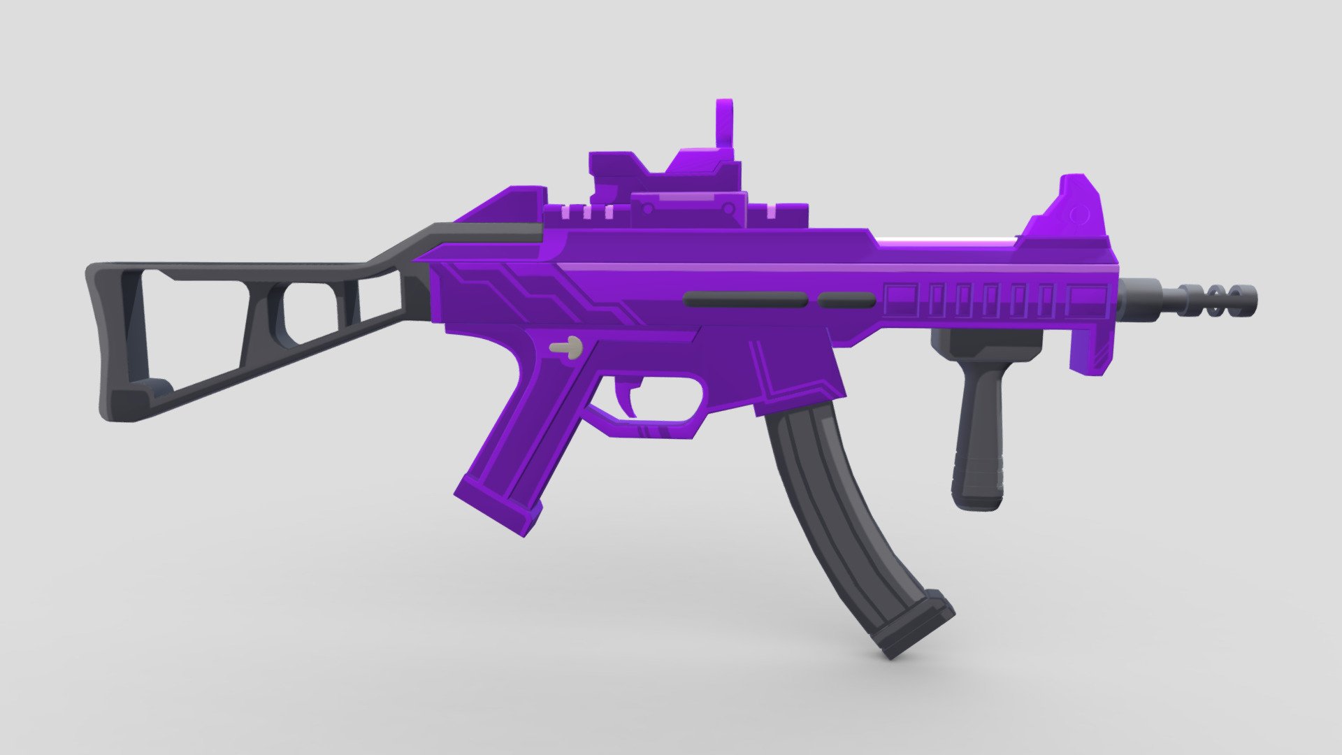 Toon Guns 02 - UMP - Buy Royalty Free 3D model by okaro.ir [8ea0364 ...