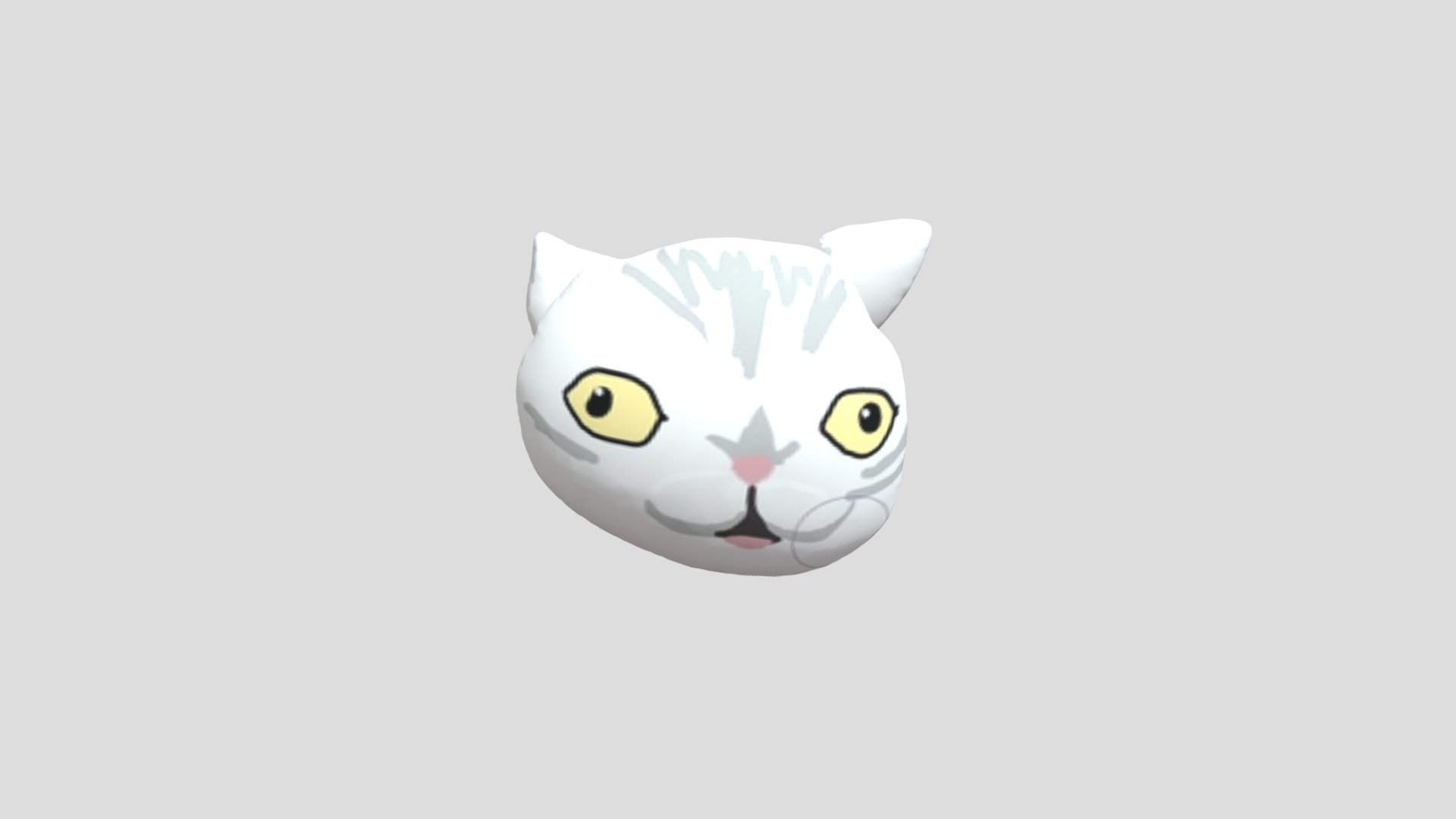 Cat Face Meme - Download Free 3D model by juanjoalas (@juanjoalasmorel)  [1679f37]