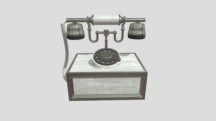 Antique Telephone 3D Model