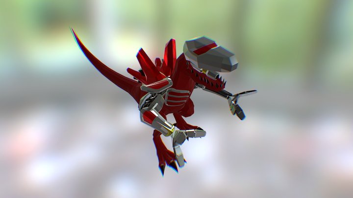 DinoCop 3D Model