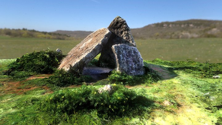 Dólmen- Anta Monte Abraão 3D Model