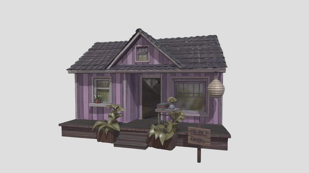 violet cottage house