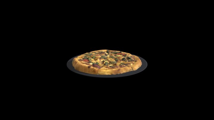 Pizza 1 3D Model