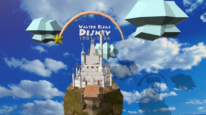 Altar A Walter Elias Disney 3D Model