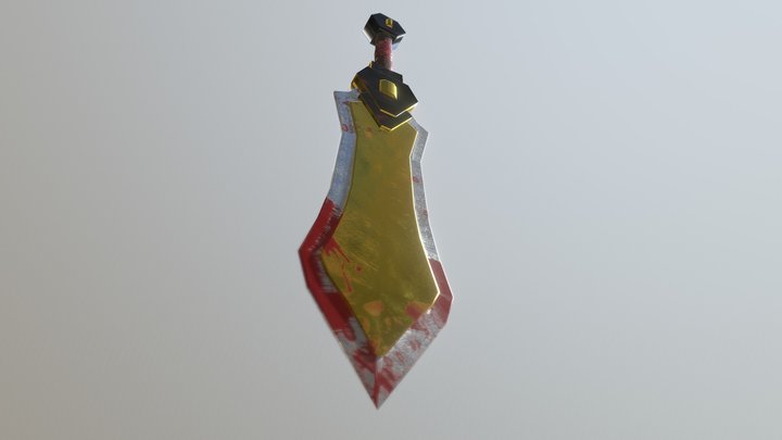 Bloody Sword 3D Model