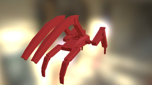 Spider- Droid 3D Model