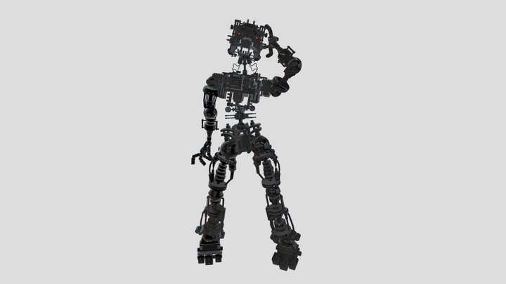 Roxanne Wolf's Fun Place Endoskeleton: Roxanne – Kostenloses 3D-Modell STL