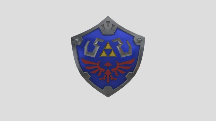 Hylian Shield 3D Model