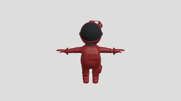 Astronauta 3D Model