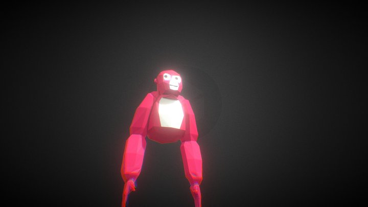 gorilla tag but it has more longer arms - Download Free 3D model