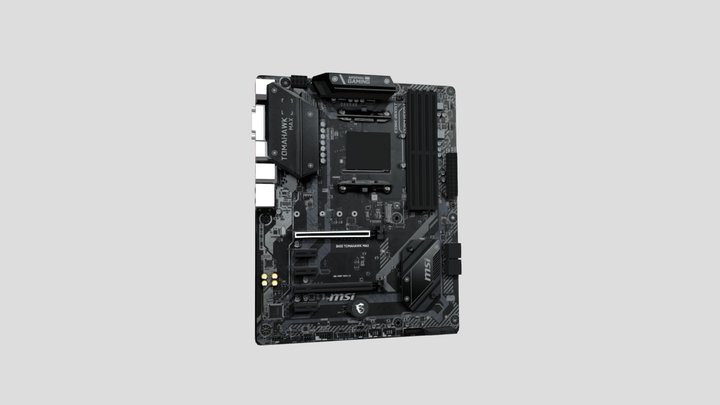 MSI B450 TOMAHAWK MAX 3D Model