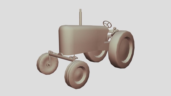 Tractor [untextured] 3D Model