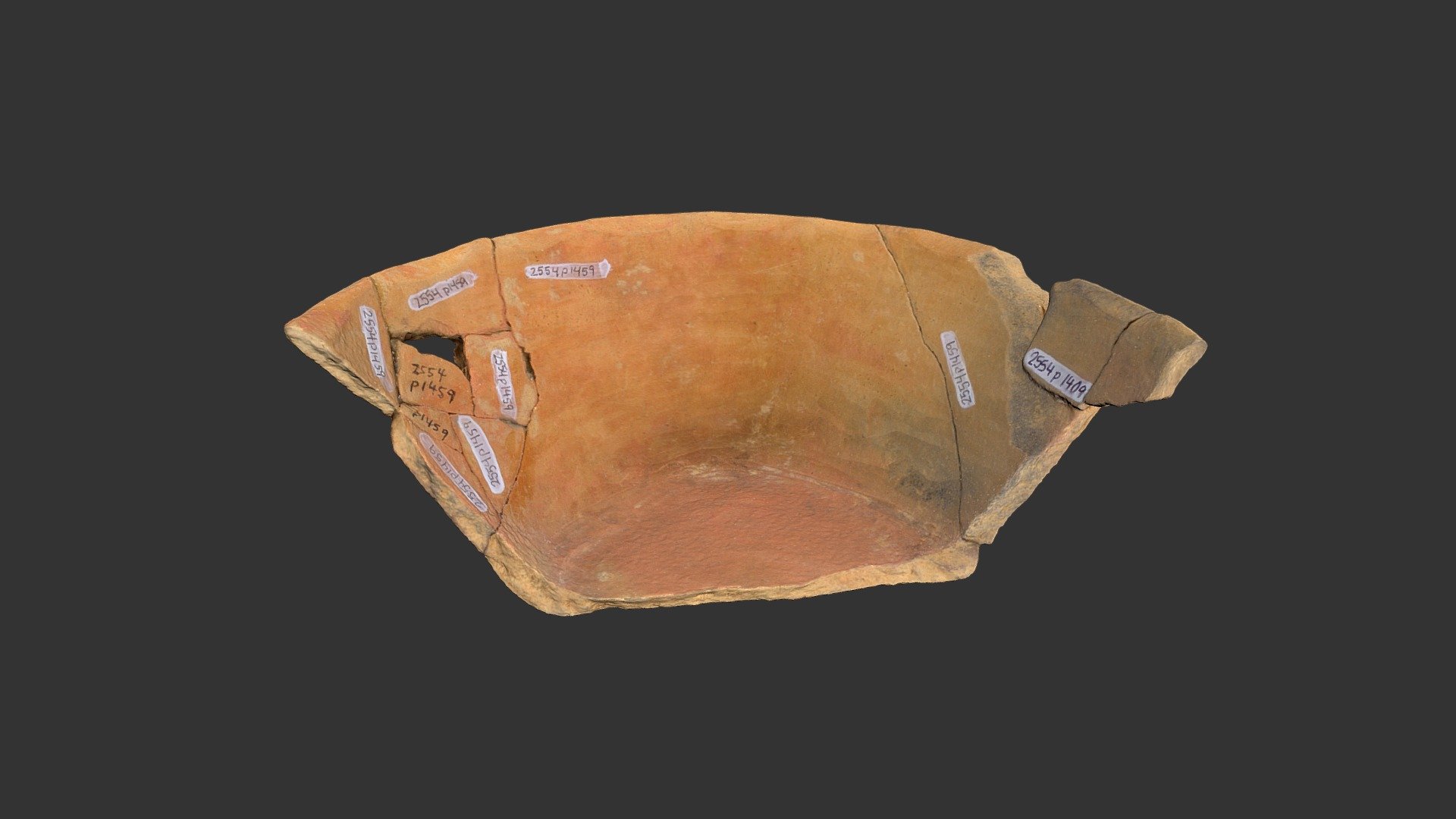 Catawba Earthenware Bowl (2554p1459)