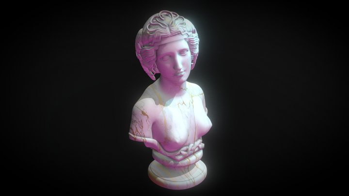 Medusa Bust 3D Model