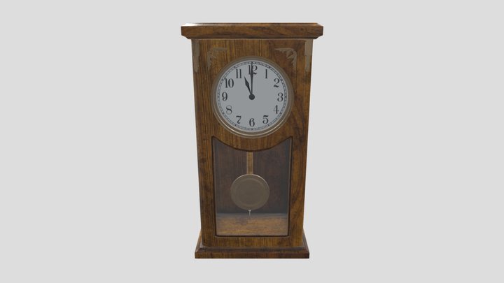 Vintage Clock 3D Model
