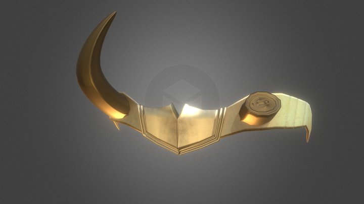Sylvia / Loki Helmet for Spark AR 3D Model