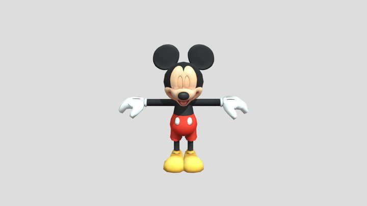 PC Computer - Disney Magic Kingdoms - Mickey Mou 3D Model