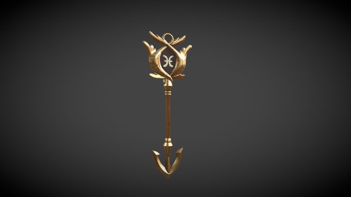 Fairy Tail Pisces Key 3D Model