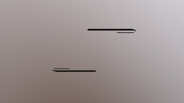 Menu Border 3D Model