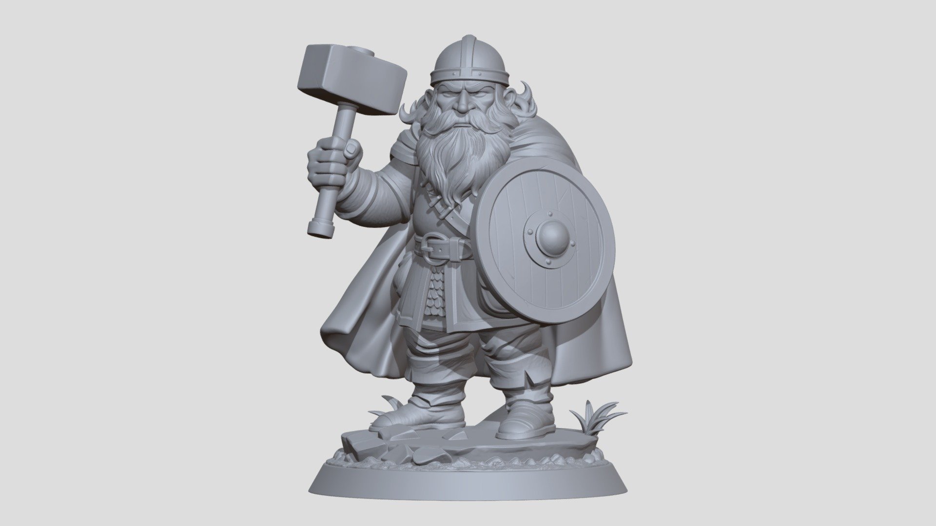 Dwarf Warrior - Download Free 3D model by aleexstudios [8eab01c ...