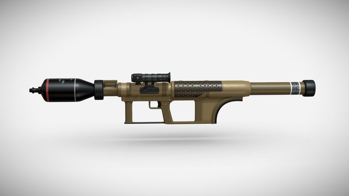 1:1 m6 m6s pistola jogo de guerra mestre chefe arma 3d modelo
